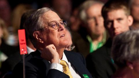 David Koch is pictured.